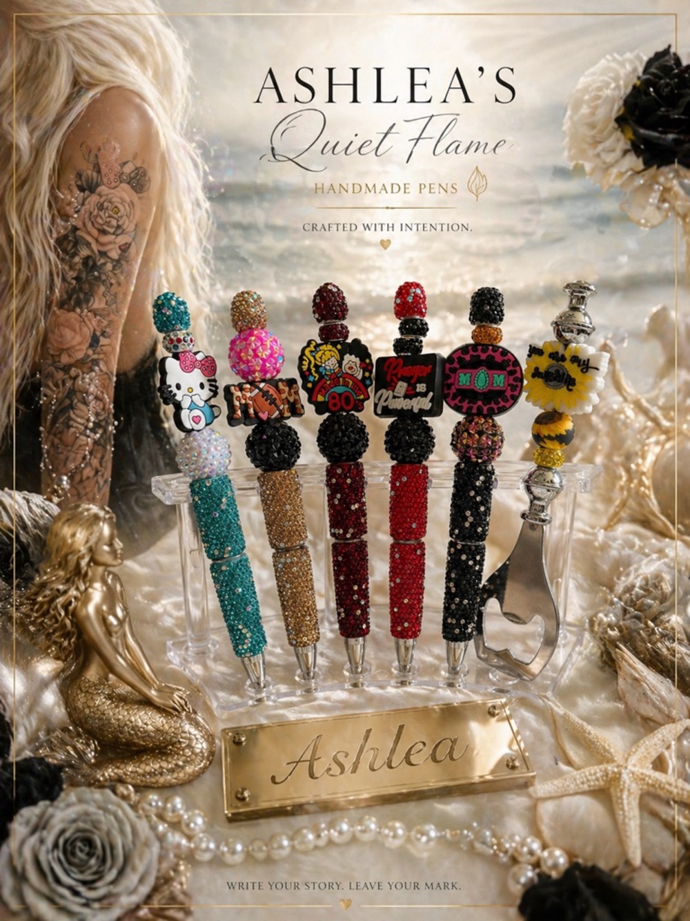 Custom Glam Pens Price for 1️⃣ one 🖊️💎